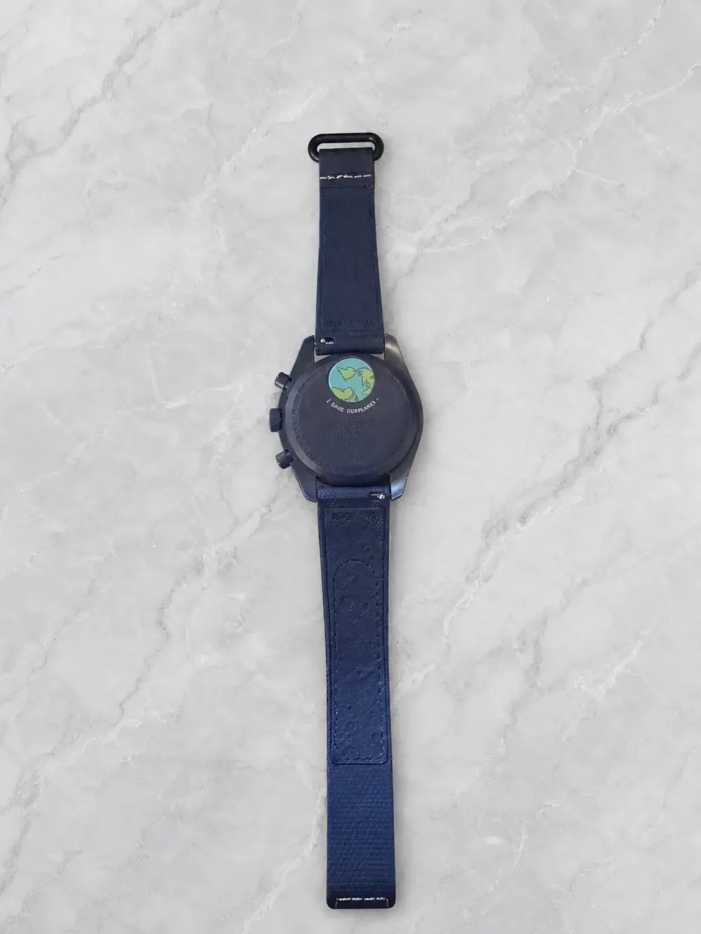 OMEGA x Swatch Mission to Earthphase Moonshine Gold Snoopy Blue